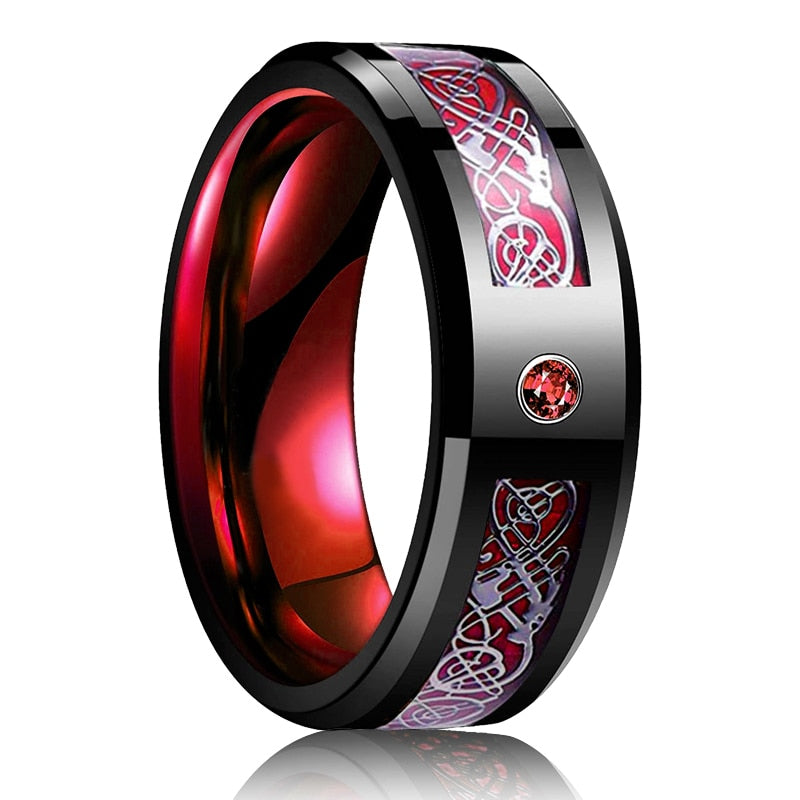 Mystic Energy Rings - Crimson