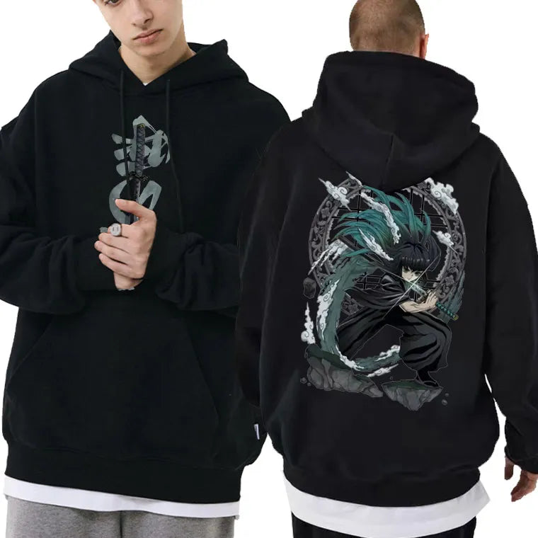 Tokitou Muichirou Demon Slayer Hoodie - Crimson