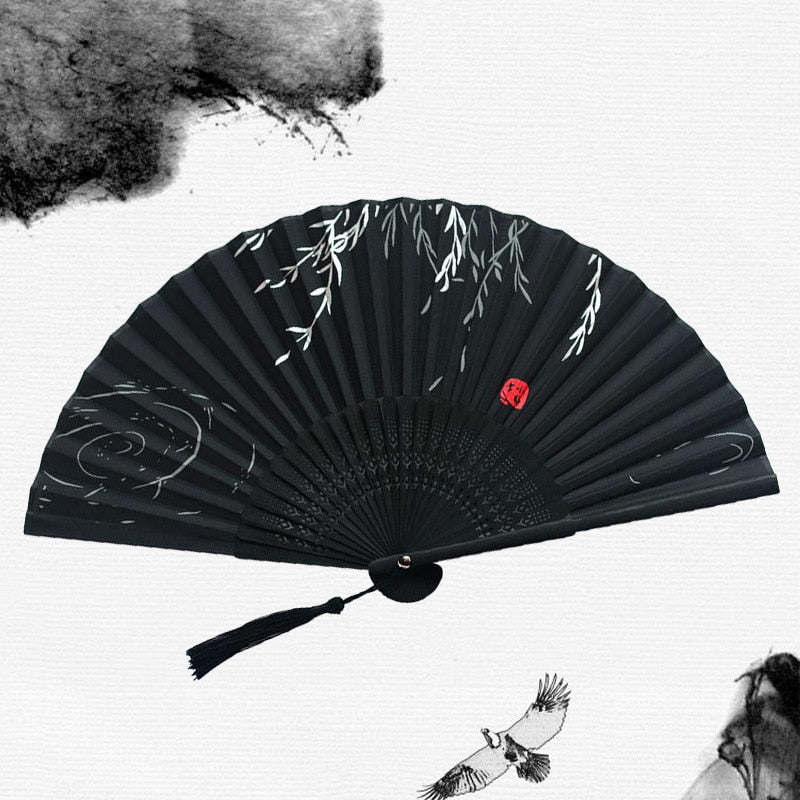 Japanese Classic Fan - Crimson