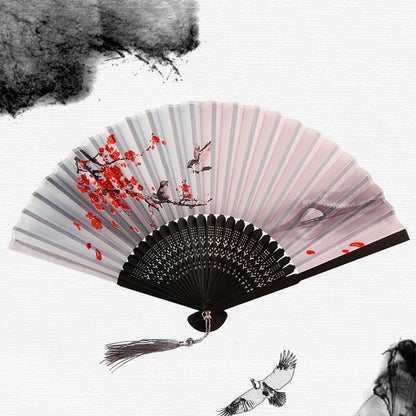 Japanese Classic Fan - Crimson