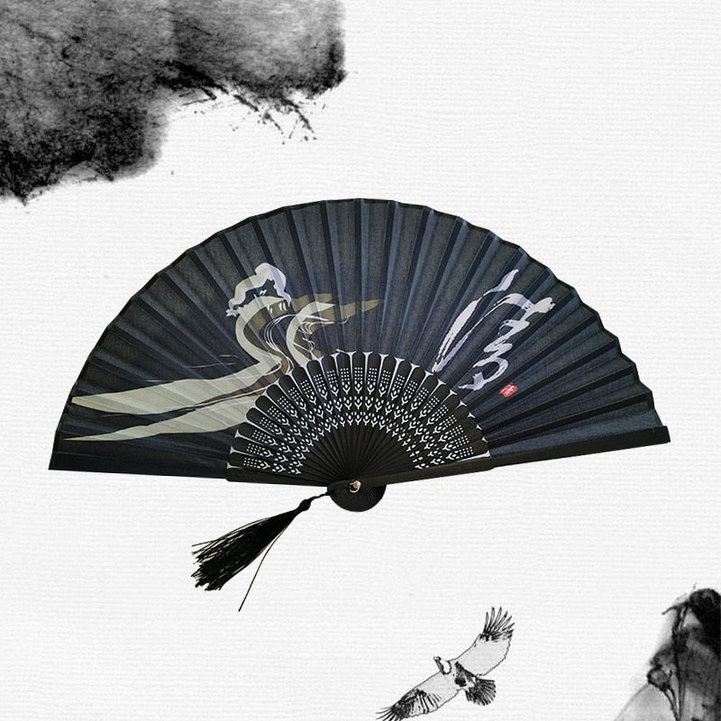 Japanese Classic Fan - Crimson