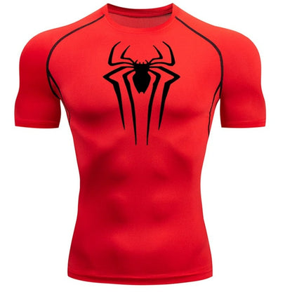 Spida Compression Shirt - Crimson