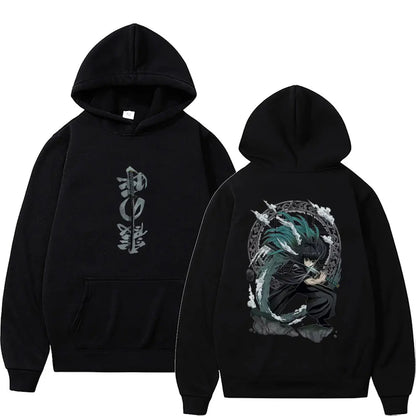 Tokitou Muichirou Demon Slayer Hoodie - Crimson