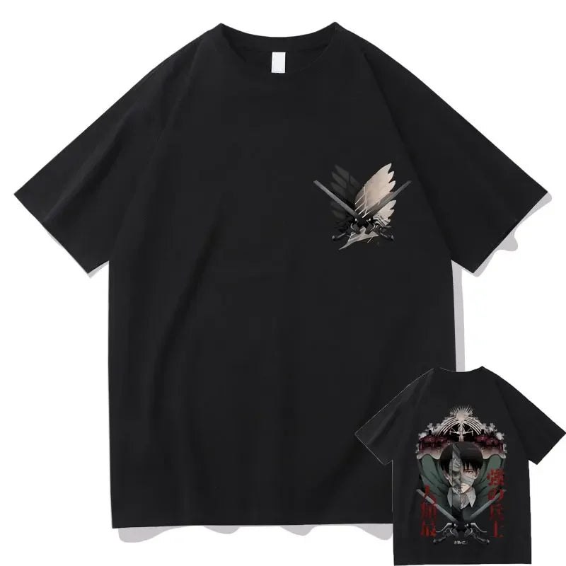 Levi Attack on Titan Shirt - Crimson